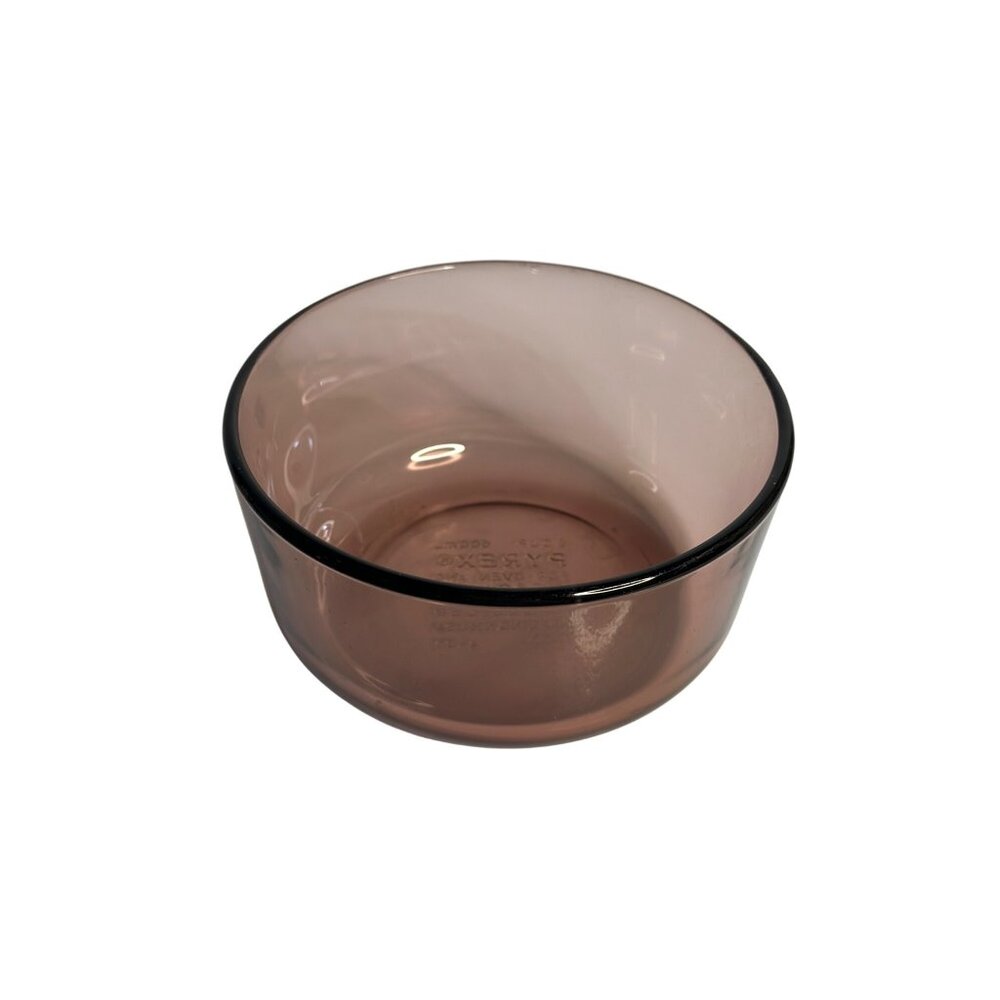 VTG Pyrex Corningware A-31 Glass Mixing Bowl 500 ML Cranberry 2.25"x4.75"‎